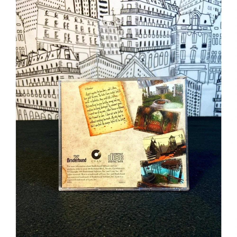 MYST Windows User Manual The Surrealistic Adventure PC Game 1994 CD-ROM